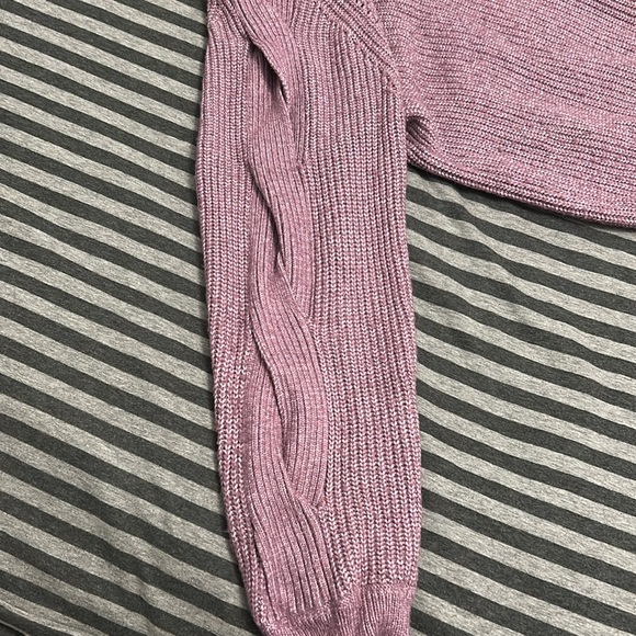 Liz Claiborne | Women’s Pink Knit Crew Neck Sweater | Size X-Large - Picture 3 of 5